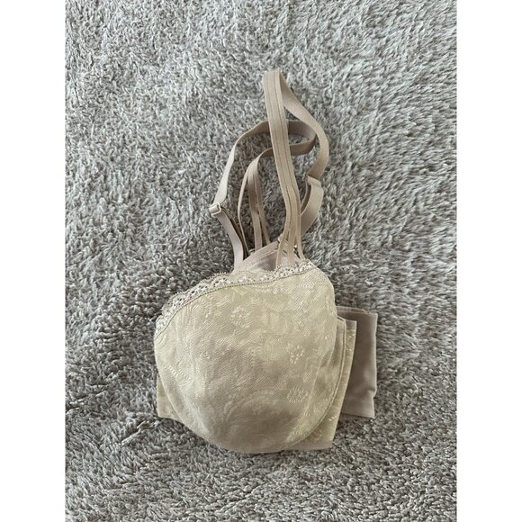 Soma Bra Tan Enticing Lift Balconet Underwire Balconette Stretch 38C - Picture 11 of 11